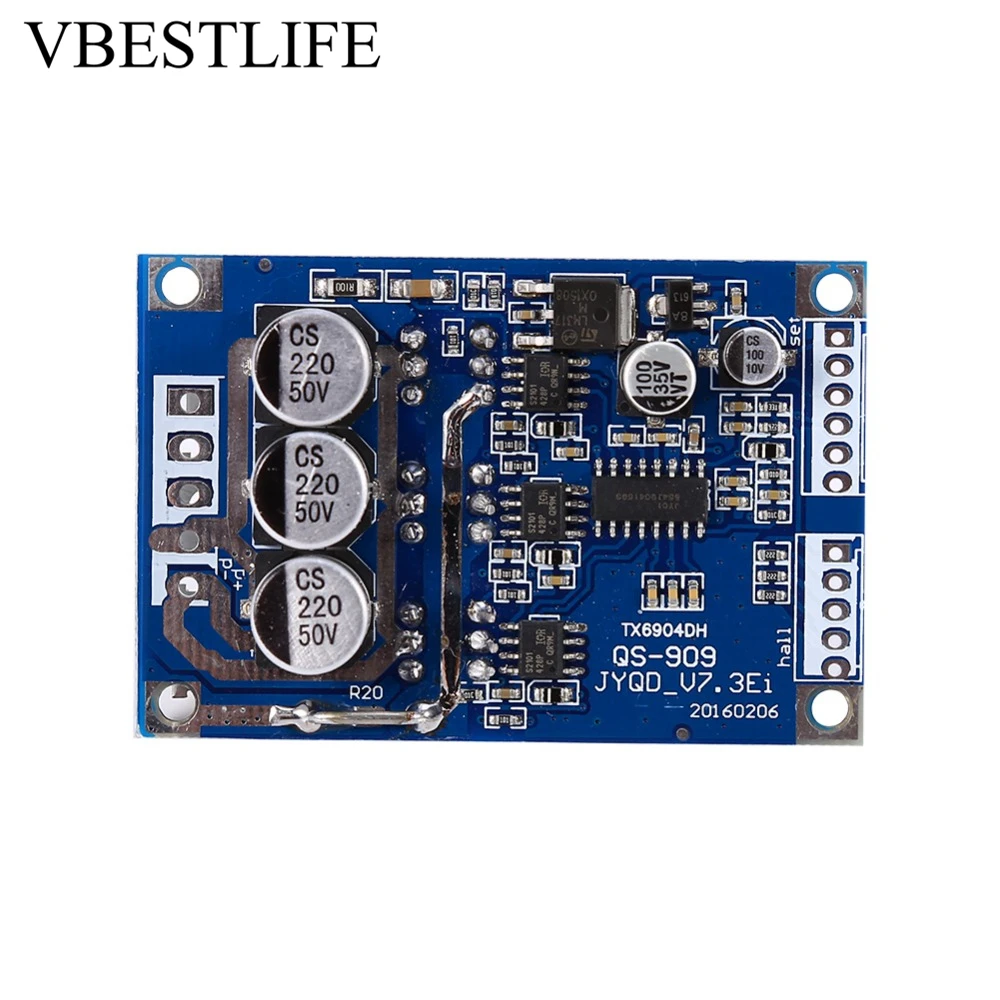 DC Motor Speed Regulator 12V-36V 500W Brushless Motor Controller Hall Motor Balanced Car Driver Board Speed Voltage 0.1V-5V
DC Motor Speed Regulator 12V-36V 500W Brushless Motor Controller Hall Motor Balanced Car Driver Board Speed Voltage 0.1V-5V
