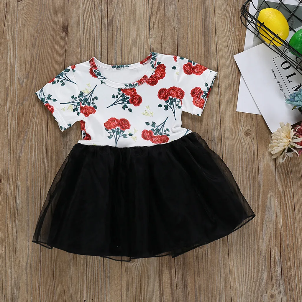 Newborn Kids Baby Girl Floral Print Tulle Patchwork Princess Party Dress Tutu O Neck Short Sleeve Party Travel Holiday Costume
Newborn Kids Baby Girl Floral Print Tulle Patchwork Princess Party Dress Tutu O Neck Short Sleeve Party Travel Holiday Costume