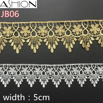 3 yards Width 50mm Crown gear gold and silver Water soluble Embroidery Lace trim Sewing Fabric JB06
3 yards Width 50mm Crown gear gold and silver Water soluble Embroidery Lace trim Sewing Fabric JB06