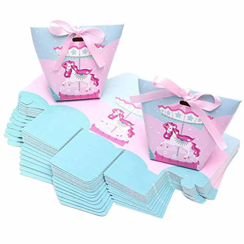 30pcs Unicorn Candy Box Gifts bag Chocolate package for Wedding bridal baby shower first birthday Gender Reveal Decoration Favor
30pcs Unicorn Candy Box Gifts bag Chocolate package for Wedding bridal baby shower first birthday Gender Reveal Decoration Favor
