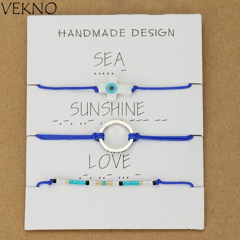 VEKNO 3pieces/lot Classic Blue Evil Eye Bracelet Multilayer Adjustable MIYUKI Seed Bracelet Set Women Fashion Party Jewelry
VEKNO 3pieces/lot Classic Blue Evil Eye Bracelet Multilayer Adjustable MIYUKI Seed Bracelet Set Women Fashion Party Jewelry