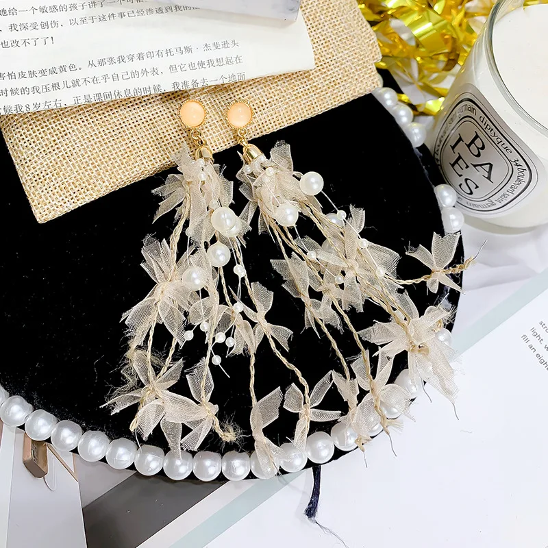 2019 hot selling fashion jewelry sweet romantic lace earrings multilayer tassel flower earrings beach party earrings for women
2019 hot selling fashion jewelry sweet romantic lace earrings multilayer tassel flower earrings beach party earrings for women