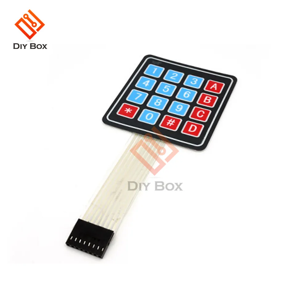 2Pcs 4 x 4 Matrix Array 16 Key Membrane Switch Key pad Key board for Arduino AVR PIC
2Pcs 4 x 4 Matrix Array 16 Key Membrane Switch Key pad Key board for Arduino AVR PIC