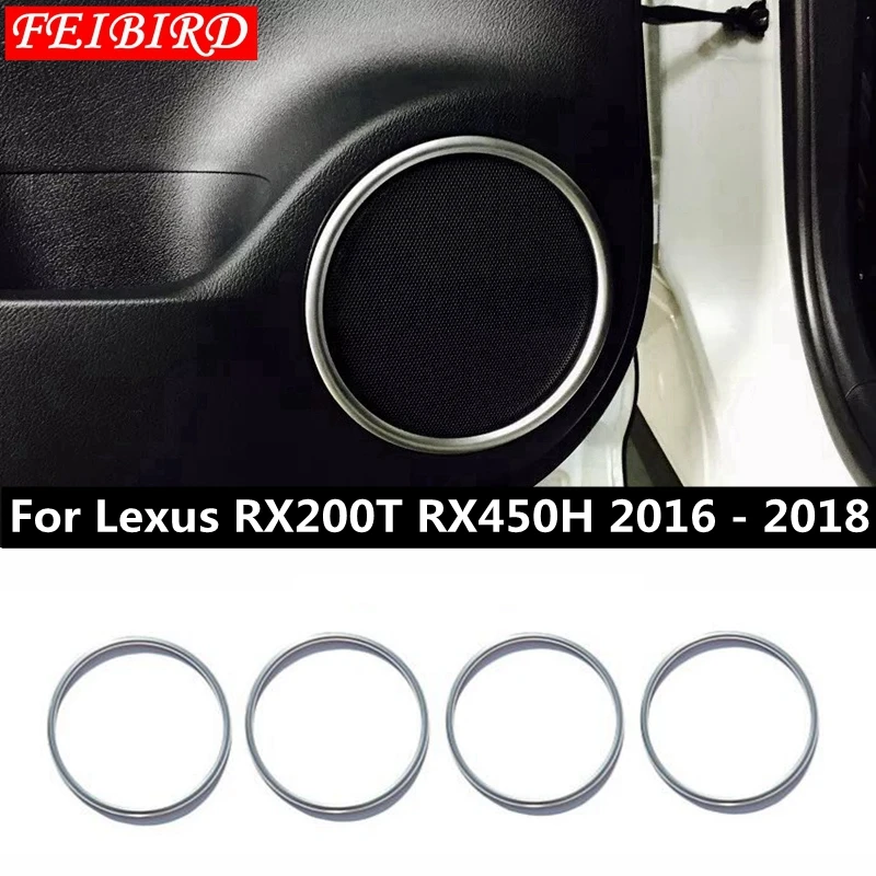 Accessories For Lexus RX200T RX450H 2016 2017 2018 Side Car Door Speaker Audio Protector Molding Cover Trim ABS MATTE SILVER 4PC
Accessories For Lexus RX200T RX450H 2016 2017 2018 Side Car Door Speaker Audio Protector Molding Cover Trim ABS MATTE SILVER 4PC