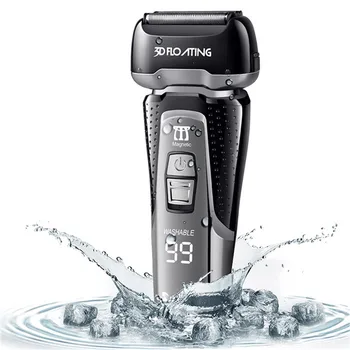 Portable SHINON Electric Men Water Resistant 3 Blade Shaver Water Resistant Washable Dry Usage Shaver with LCD Display Screen
Portable SHINON Electric Men Water Resistant 3 Blade Shaver Water Resistant Washable Dry Usage Shaver with LCD Display Screen