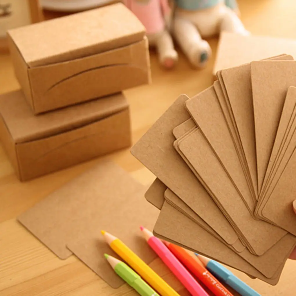 80PCS Kraft Paper Library School Office Message Word Card for Study/Business/Daily Schedule
80PCS Kraft Paper Library School Office Message Word Card for Study/Business/Daily Schedule