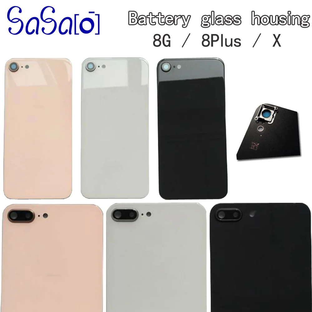 10pcs Back Glass Panel With Camera Frame Lens Replacement For iPhone 8 8G Plus Back Battery Glass Cover Rear Door Housing Case
10pcs Back Glass Panel With Camera Frame Lens Replacement For iPhone 8 8G Plus Back Battery Glass Cover Rear Door Housing Case