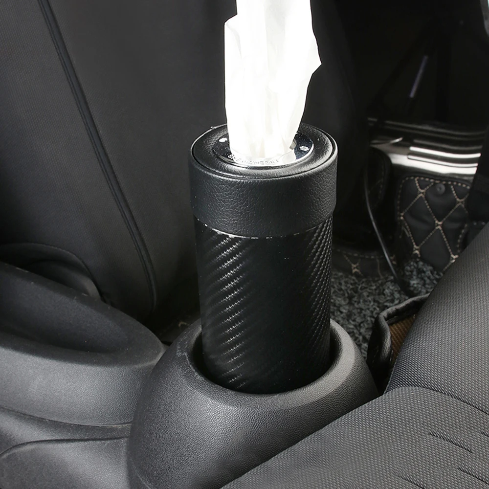 Leather+Carbon Fiber Car Cup Holder Cylinder Tissue Box Tube For Mini Cooper One JCW S Countryman Clubman Paceman Car Styling
Leather+Carbon Fiber Car Cup Holder Cylinder Tissue Box Tube For Mini Cooper One JCW S Countryman Clubman Paceman Car Styling