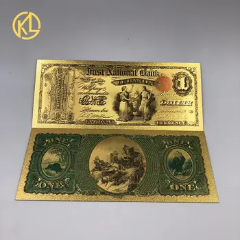 100pcs/lot Festival Gifts Colored 1875 Year American $5 USD Old Currency High Quality 24k Gold Foil Banknote for Collection
100pcs/lot Festival Gifts Colored 1875 Year American $5 USD Old Currency High Quality 24k Gold Foil Banknote for Collection