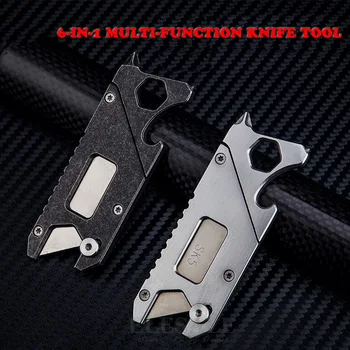6-IN-1 Multi-Function Outdoor EDC Knife Tool Wrench Screwdriver Glass Breaker Portable Outdoor Camp Survival Tool DropShipping
6-IN-1 Multi-Function Outdoor EDC Knife Tool Wrench Screwdriver Glass Breaker Portable Outdoor Camp Survival Tool DropShipping