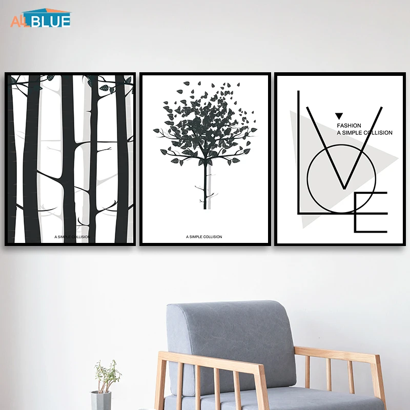 Nordic Style Canvas Art Print Tree Black And White Canvas Painting Love Quote Wall Poster Fashion Art Pictures For Living Room
Nordic Style Canvas Art Print Tree Black And White Canvas Painting Love Quote Wall Poster Fashion Art Pictures For Living Room