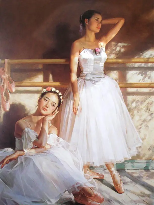 Large Size Single Wall Free shipping resting girls Ballet painting printed oil painting WK-- (433)
Large Size Single Wall Free shipping resting girls Ballet painting printed oil painting WK-- (433)