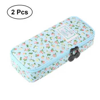 2pcs High Capacity Floral Pencil Case Zipper Pencil Pouch Multifunction Stationery Organizer Makeup Bag
2pcs High Capacity Floral Pencil Case Zipper Pencil Pouch Multifunction Stationery Organizer Makeup Bag
