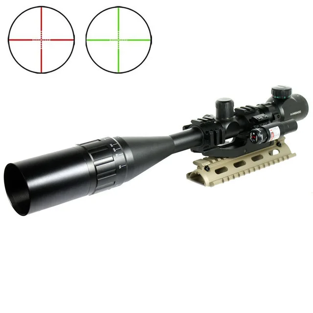6-24X50 AOEG Hunting Rifle Scope Red / Green Mil-dot With PEPR Mount + Sunshade + Laser Sight Combo Airsoft Tactical Riflescope
6-24X50 AOEG Hunting Rifle Scope Red / Green Mil-dot With PEPR Mount + Sunshade + Laser Sight Combo Airsoft Tactical Riflescope