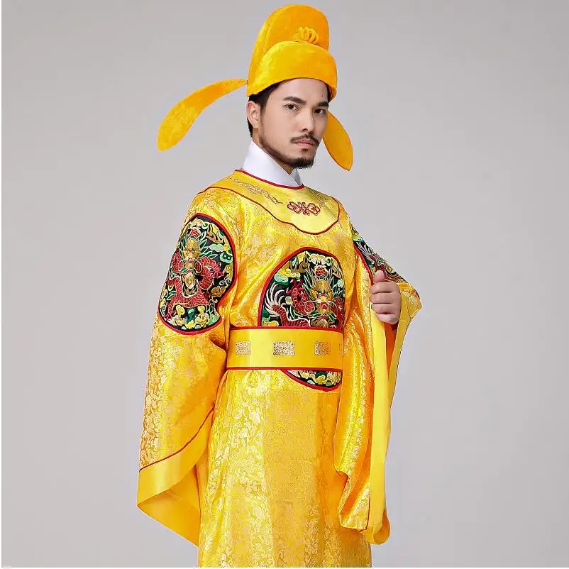 Chinese Emperor Costume Embroidered Dragon Robe drama Film TV Performance dress Hanfu male
Chinese Emperor Costume Embroidered Dragon Robe drama Film TV Performance dress Hanfu male