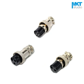 

50Pcs GX16 16mm Female 250V 15A Electrical Aviation Plug Connector 2P/3P/4P/5P/6P/7P/8P/9P/10P