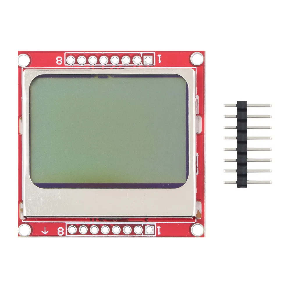 Red & Green Low Power Supply LCD Module for Nokia 5110 White Backlight Display Adapter PCB Newest 84x84 Liquid Crystal Module
Red & Green Low Power Supply LCD Module for Nokia 5110 White Backlight Display Adapter PCB Newest 84x84 Liquid Crystal Module