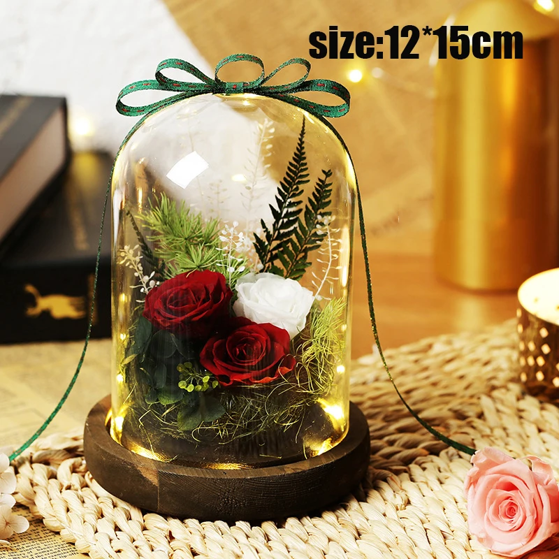 Beauty And Beast Rose In Flask LED Rose Flower Light Eternal Flower Gift Box Glass Cover Decoration Christmas Gift wedding Gift
Beauty And Beast Rose In Flask LED Rose Flower Light Eternal Flower Gift Box Glass Cover Decoration Christmas Gift wedding Gift
