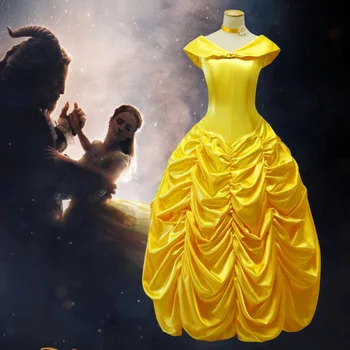 Fairy Tale Beauty and Beast Belle Princess Cosplay Clothing Party Dress Stage Costume
Fairy Tale Beauty and Beast Belle Princess Cosplay Clothing Party Dress Stage Costume