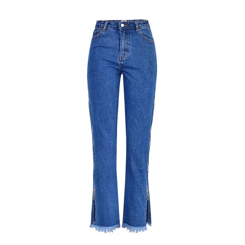 New 2018 Jeans Woman Casual High Waist Double Side Zipper Flare Jean Trousers For Women Denim Pants Summer Clothes
New 2018 Jeans Woman Casual High Waist Double Side Zipper Flare Jean Trousers For Women Denim Pants Summer Clothes