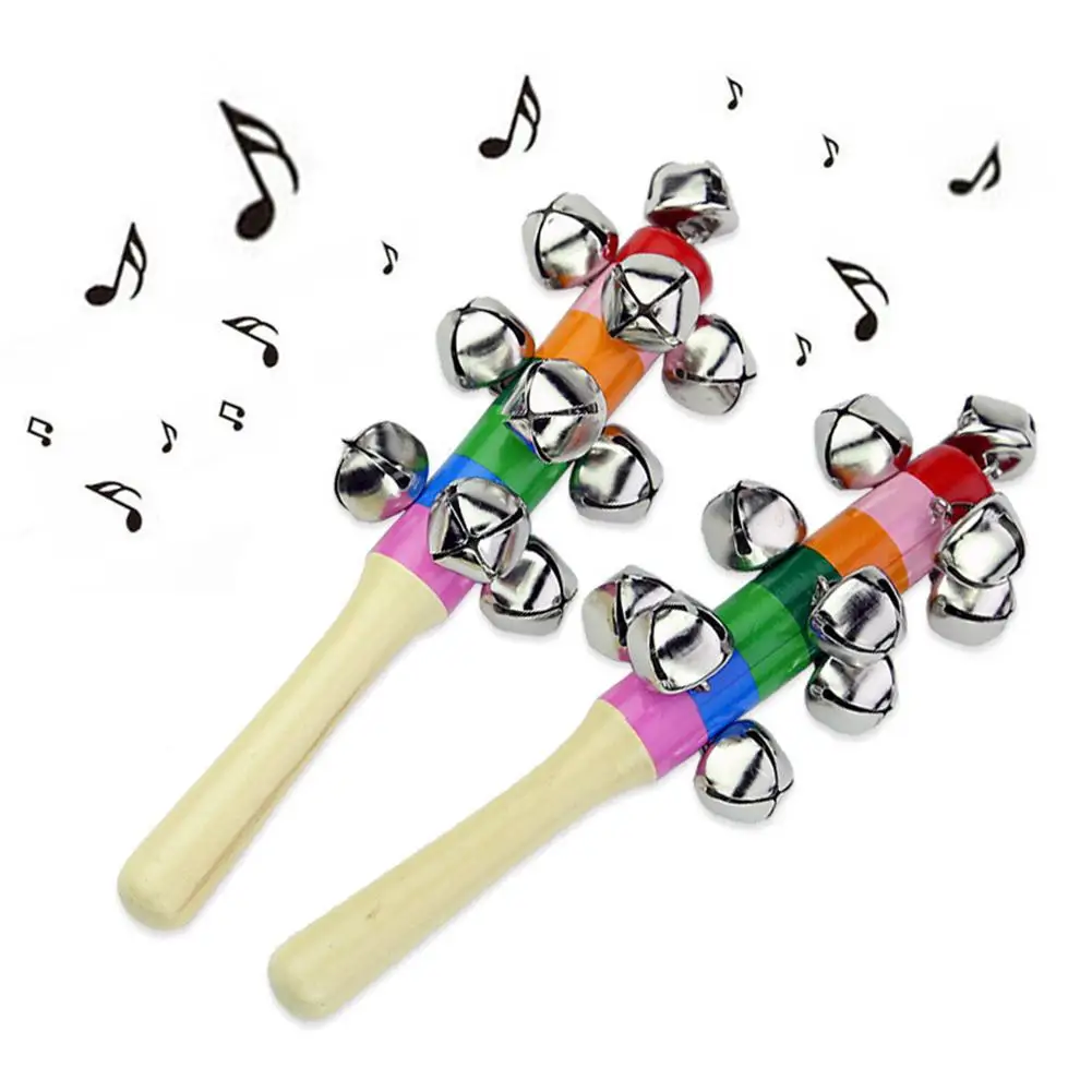 1pc Baby Music Toys Baby Toys Wooden Rainbow Jingle Bells Hand Shake Rattles Stick Early Education Rattle Musical baby speelgoed
1pc Baby Music Toys Baby Toys Wooden Rainbow Jingle Bells Hand Shake Rattles Stick Early Education Rattle Musical baby speelgoed