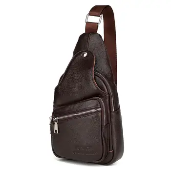 European American Chest packs Men Genuine Leather Chest Bags Male High Quality Retro Travel Cross Body Sling Bag
European American Chest packs Men Genuine Leather Chest Bags Male High Quality Retro Travel Cross Body Sling Bag