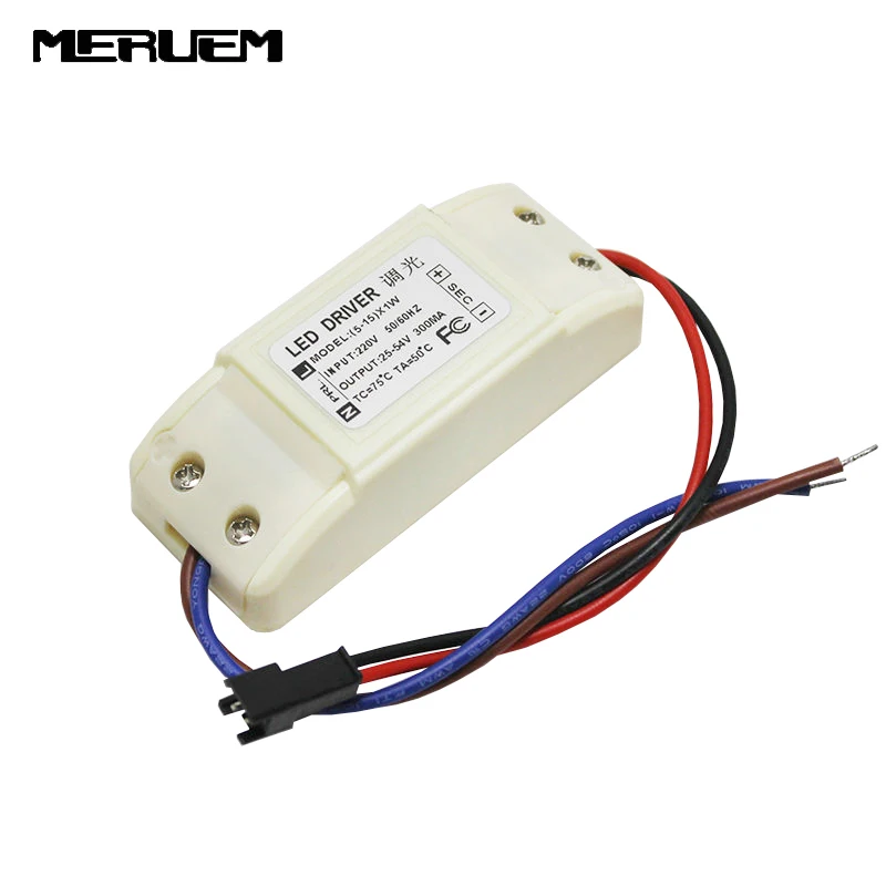 Dimmable LED Driver LED power supply 5-15w 300ma 15-54v output led bulb light downlight lamp spotlight driver
Dimmable LED Driver LED power supply 5-15w 300ma 15-54v output led bulb light downlight lamp spotlight driver