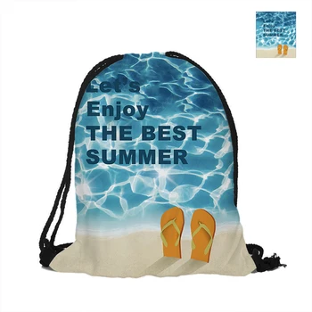 Enjoy The Best Summer Printed Drawstring Backpack Double Sided Printing Polyester Pouch Backpacks For Travel And School
Enjoy The Best Summer Printed Drawstring Backpack Double Sided Printing Polyester Pouch Backpacks For Travel And School