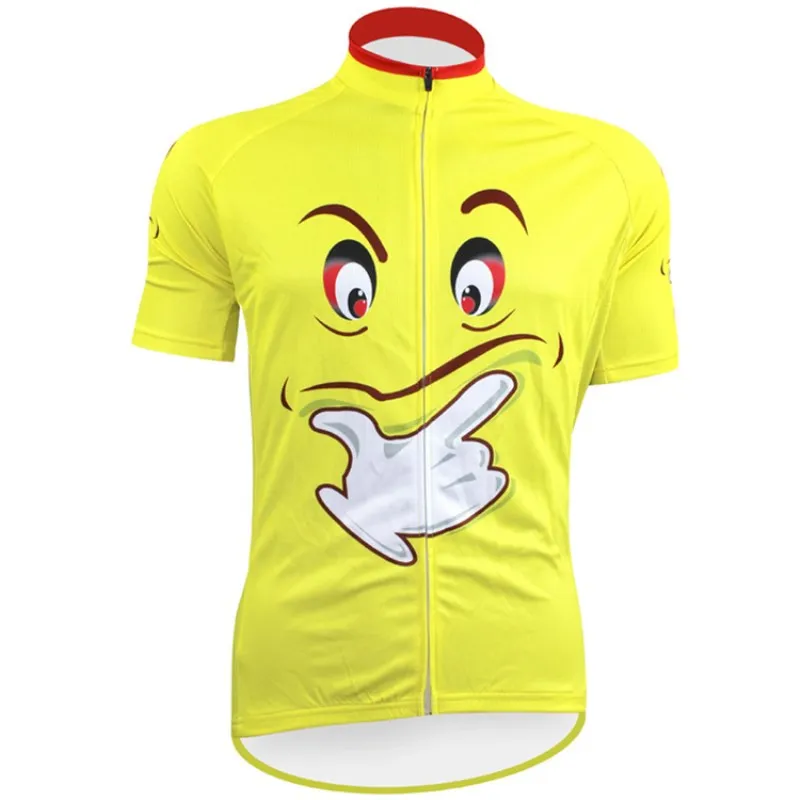 Smiley face Cycling Jersey Summer Yellow Team Bicycle Clothing Cycle Wear Shirt Ropa Ciclismo MTB Bike Jerseys 11 varieties
Smiley face Cycling Jersey Summer Yellow Team Bicycle Clothing Cycle Wear Shirt Ropa Ciclismo MTB Bike Jerseys 11 varieties