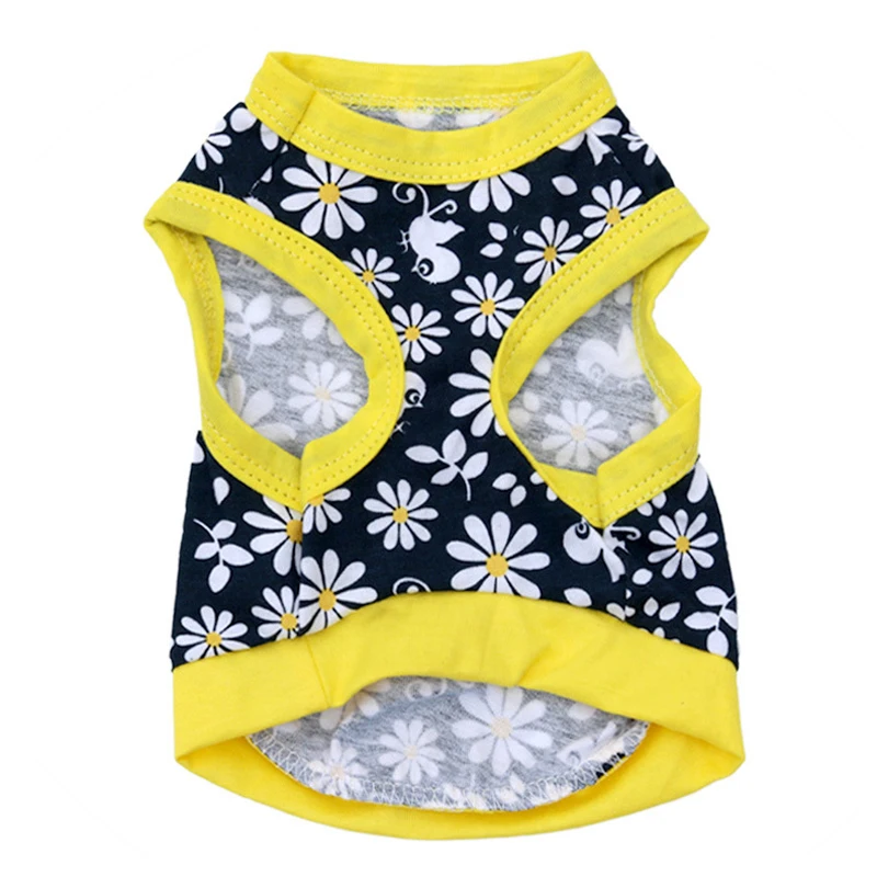 2019 Dog Vest Flowers Patern Cotton Jersey Vest Pet Dog Coat Dog Costume Roupas Para Cachorro Summer Dog Clothes
2019 Dog Vest Flowers Patern Cotton Jersey Vest Pet Dog Coat Dog Costume Roupas Para Cachorro Summer Dog Clothes