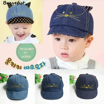 Spring Summer Fashion Chidren Kids Toddler Baby Kids Cartoon Cat Face Sanpback Baseball Hat Cotton Boy Girls Hats Outdoor Cap
Spring Summer Fashion Chidren Kids Toddler Baby Kids Cartoon Cat Face Sanpback Baseball Hat Cotton Boy Girls Hats Outdoor Cap