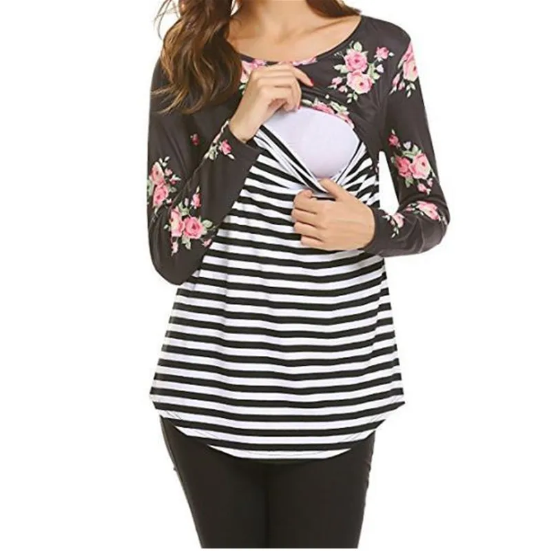 Maternity Nursing Tops Pregnancy Maternity Clothes Maternity T-shirt Breastfeeding shirt Nursing Tops for pregnant women B0054
Maternity Nursing Tops Pregnancy Maternity Clothes Maternity T-shirt Breastfeeding shirt Nursing Tops for pregnant women B0054
