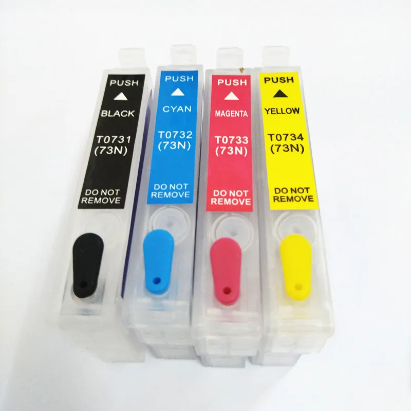 Vilaxh 73N T0731 refillable ink cartridge for epson tx100 tx205 tx209 t40w tx409 tx419 with arc chip and free shipping
Vilaxh 73N T0731 refillable ink cartridge for epson tx100 tx205 tx209 t40w tx409 tx419 with arc chip and free shipping