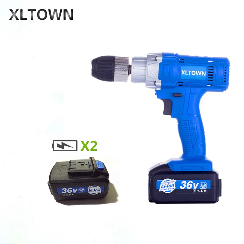 Xltown 21v high power cordless multi-function electric screwdriver woodworking electric drill with Two 5000 mA lithium battery
Xltown 21v high power cordless multi-function electric screwdriver woodworking electric drill with Two 5000 mA lithium battery