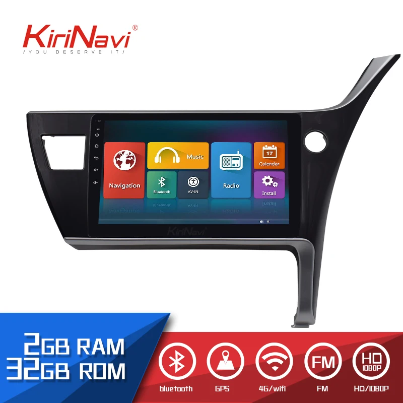 KiriNavi 2 din 10.1" Touch Screen Android Car Radio For Toyota Coroall 2016 Multimedia GPS Navigation Player audio WIFI MP3 MP4
KiriNavi 2 din 10.1" Touch Screen Android Car Radio For Toyota Coroall 2016 Multimedia GPS Navigation Player audio WIFI MP3 MP4