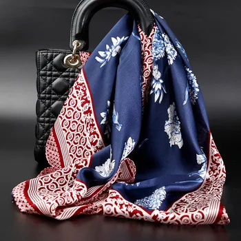 Luxury Hand Rolled 100% Satin Silk Scarf Shawl Wraps Women Ladies Fashion Head Scarves Hijab Foulard 90*90cm
Luxury Hand Rolled 100% Satin Silk Scarf Shawl Wraps Women Ladies Fashion Head Scarves Hijab Foulard 90*90cm