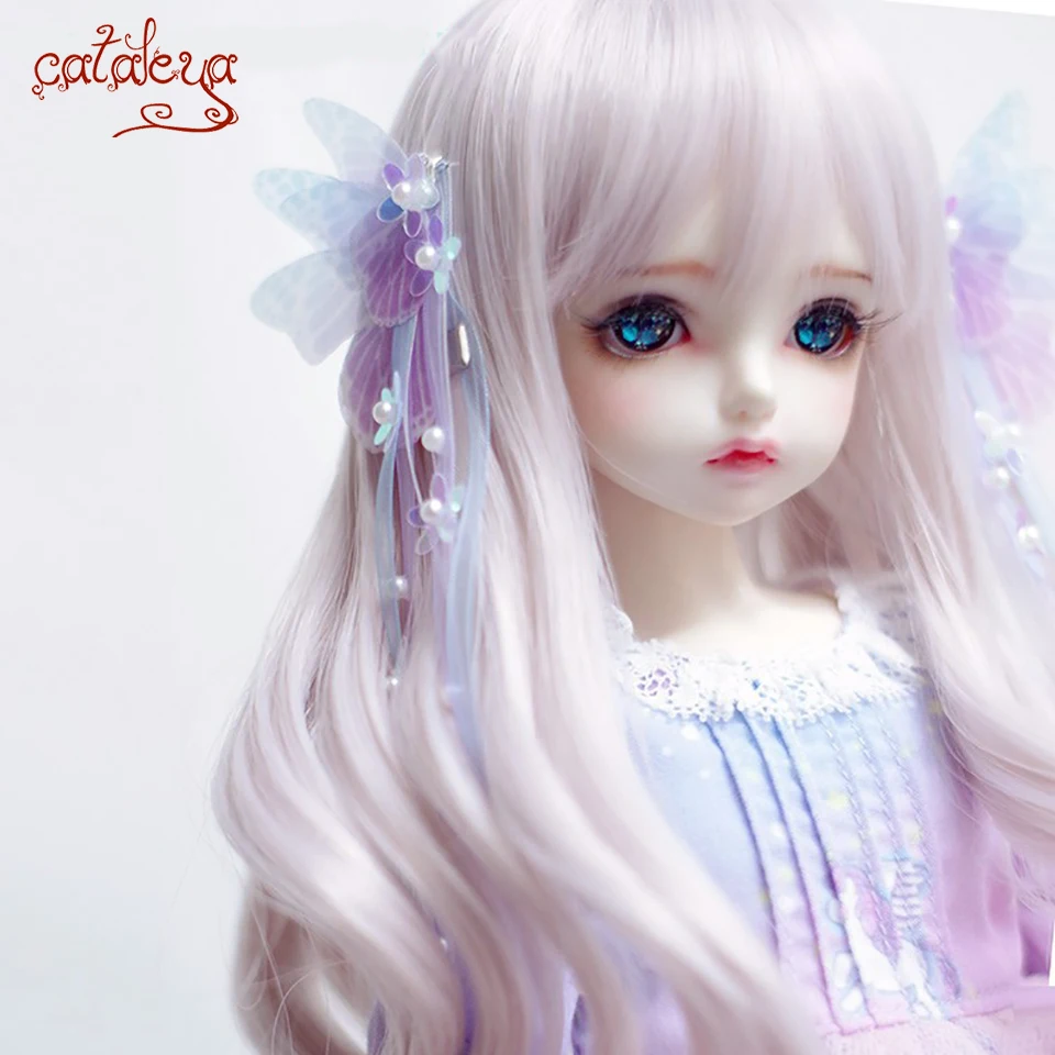 Cataleya BJD doll wig 1/3 1/4 1/6 1/8 high temperature silk gray Pink mixed color long curly hair
Cataleya BJD doll wig 1/3 1/4 1/6 1/8 high temperature silk gray Pink mixed color long curly hair