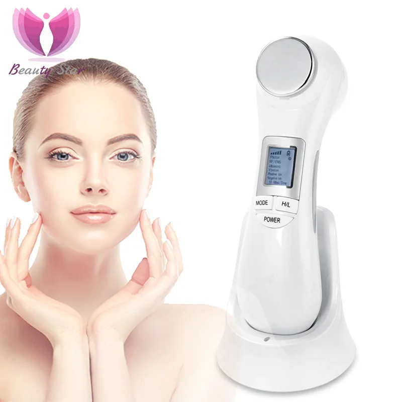 Beauty Star Double RF Radio Frequency Facial Mesotherapy LED Photon Therapy Face Lifting Skin Rejuvenation Face Massage Machine
Beauty Star Double RF Radio Frequency Facial Mesotherapy LED Photon Therapy Face Lifting Skin Rejuvenation Face Massage Machine