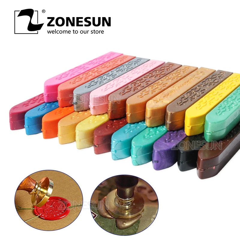 ZONESUN 12pcs/lot DIY Sealing Strips Seal Dedicated Beeswax Stick Branding Paint Stamp Seal Wax Sigillo Handmade Hobby DIY Tools
ZONESUN 12pcs/lot DIY Sealing Strips Seal Dedicated Beeswax Stick Branding Paint Stamp Seal Wax Sigillo Handmade Hobby DIY Tools