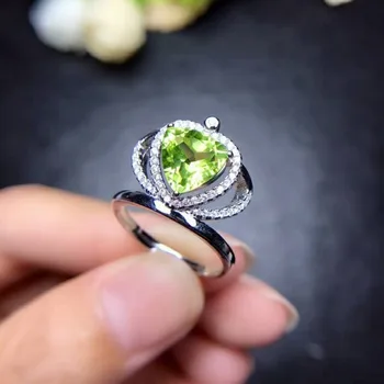 Fidelity Natural 8mm peridot Rings s925 sterling silver classic crown fine Jewelry for women party Natural green gemstone
Fidelity Natural 8mm peridot Rings s925 sterling silver classic crown fine Jewelry for women party Natural green gemstone