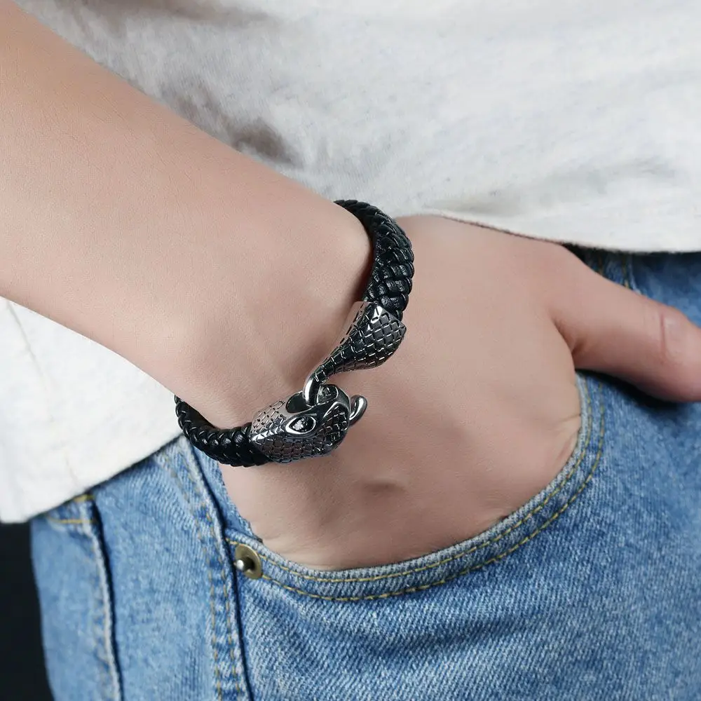 9-leather bracelet