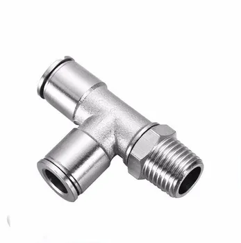 tube size 8mm-1/2 PT thread pneumatic brass nickle plated Male Run Tee Swivel fitting
tube size 8mm-1/2 PT thread pneumatic brass nickle plated Male Run Tee Swivel fitting