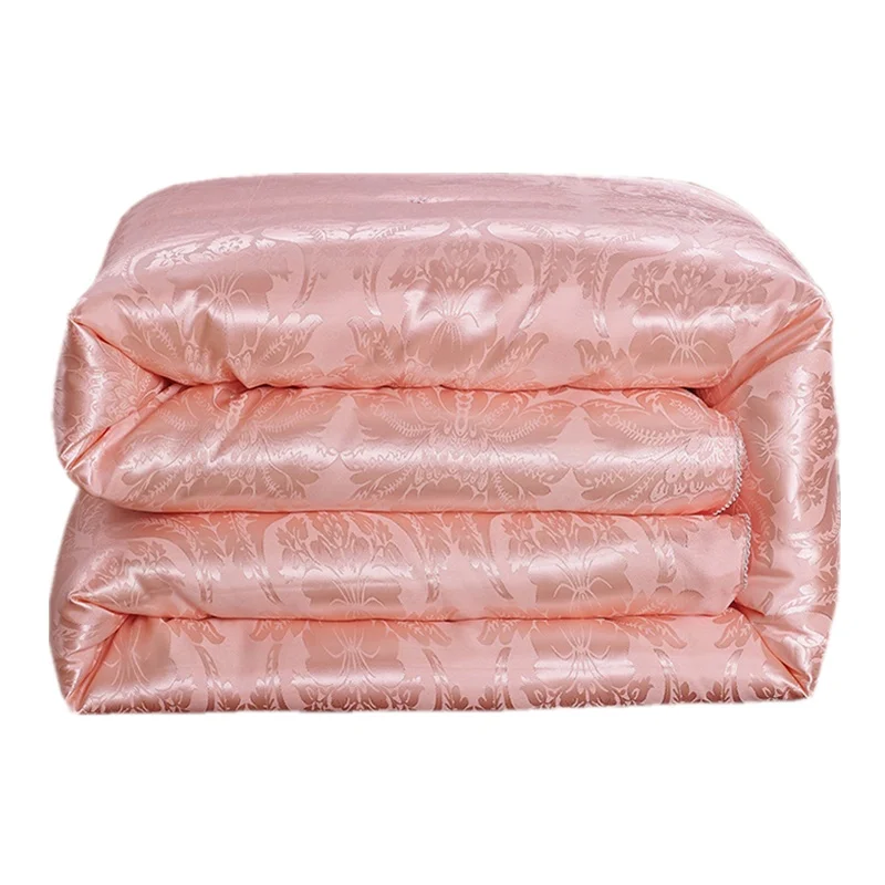 Luxury Satin Silk Comforter Super Soft Autumn Winter Comforter Size Queen Full Adult Mulberry Silk Quilt edredon Home Hotel Use
Luxury Satin Silk Comforter Super Soft Autumn Winter Comforter Size Queen Full Adult Mulberry Silk Quilt edredon Home Hotel Use