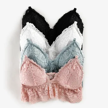 Korean Lace Girl Bra Adjustable Shoulder Strap Gather Sexy Push Up Bra No Rims Soft And Comfortable Elasticity Top
Korean Lace Girl Bra Adjustable Shoulder Strap Gather Sexy Push Up Bra No Rims Soft And Comfortable Elasticity Top
