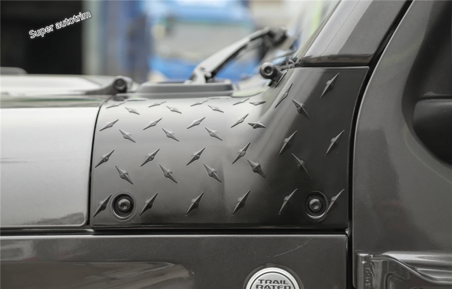 Lapetus Accessories Exterior Front Face Engine Hood Wrap Angle Frame Cover Trim Plastic Fit For Jeep Wrangler JL 2018 2019
Lapetus Accessories Exterior Front Face Engine Hood Wrap Angle Frame Cover Trim Plastic Fit For Jeep Wrangler JL 2018 2019