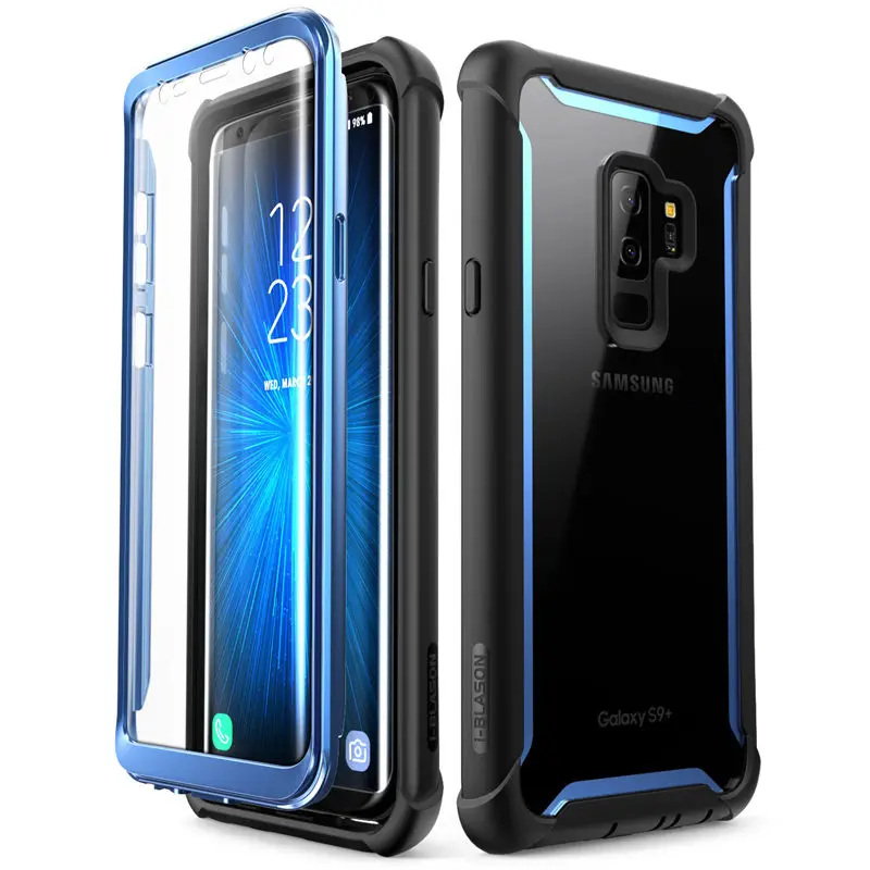 For Samsung Galaxy S9 Plus Case 2018 Release i-Blason Ares Full-Body Rugged Clear Bumper Case with Built-in Screen Protector
For Samsung Galaxy S9 Plus Case 2018 Release i-Blason Ares Full-Body Rugged Clear Bumper Case with Built-in Screen Protector