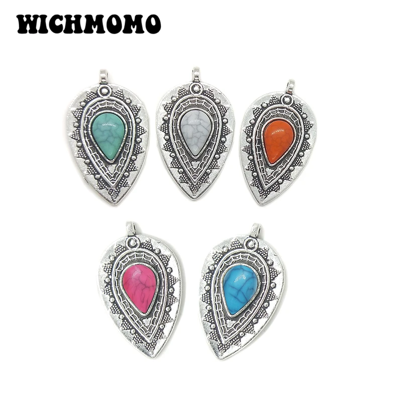 New Fashion 4pcs 35mm Vintage Alloy Water Drop Charms Big Pendant for DIY Necklace Jewelry Accessories
New Fashion 4pcs 35mm Vintage Alloy Water Drop Charms Big Pendant for DIY Necklace Jewelry Accessories