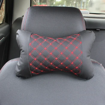 Car 28*18*9cm Accessory For Four Seasons Elasticity Universal PU Leather Pillow Support Cushion Black+Red Line Useful
Car 28*18*9cm Accessory For Four Seasons Elasticity Universal PU Leather Pillow Support Cushion Black+Red Line Useful