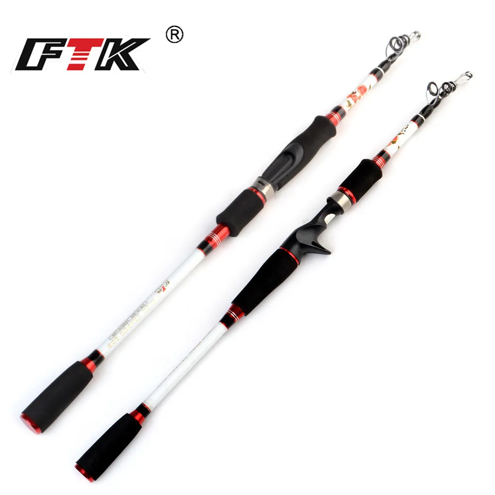 FTK Max Drag Power 14KG/30LB Carbon Telescopic Spinning Casting Lure Fishing Rod 10-30g 2.1m 2.4m 2.7m 3m Travel Baitcasting Rod
FTK Max Drag Power 14KG/30LB Carbon Telescopic Spinning Casting Lure Fishing Rod 10-30g 2.1m 2.4m 2.7m 3m Travel Baitcasting Rod