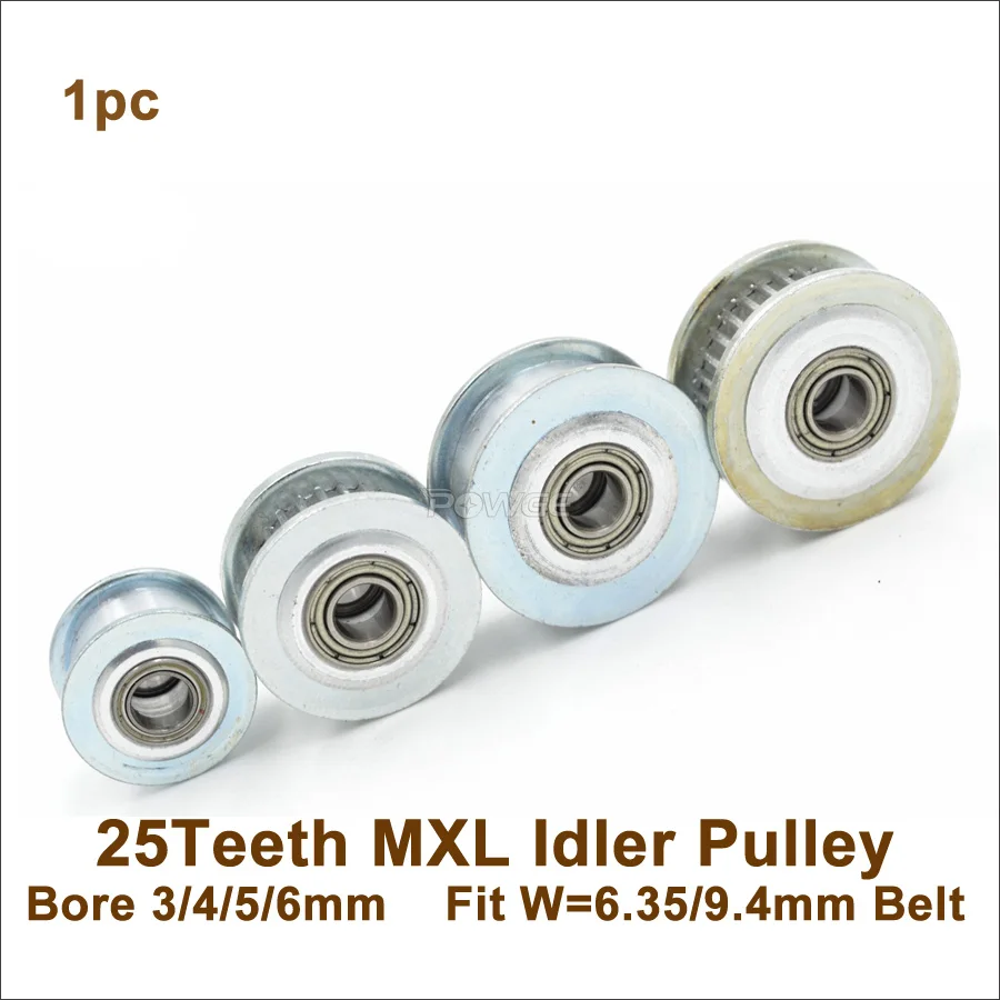 Powge 25 Teeth MXL Idler Pulley Passive Pulley Bore 3/4/5/6mm Fit MXL Timing Belt 25T 25Teeth MXL Tension Pulley 25-MXL
Powge 25 Teeth MXL Idler Pulley Passive Pulley Bore 3/4/5/6mm Fit MXL Timing Belt 25T 25Teeth MXL Tension Pulley 25-MXL